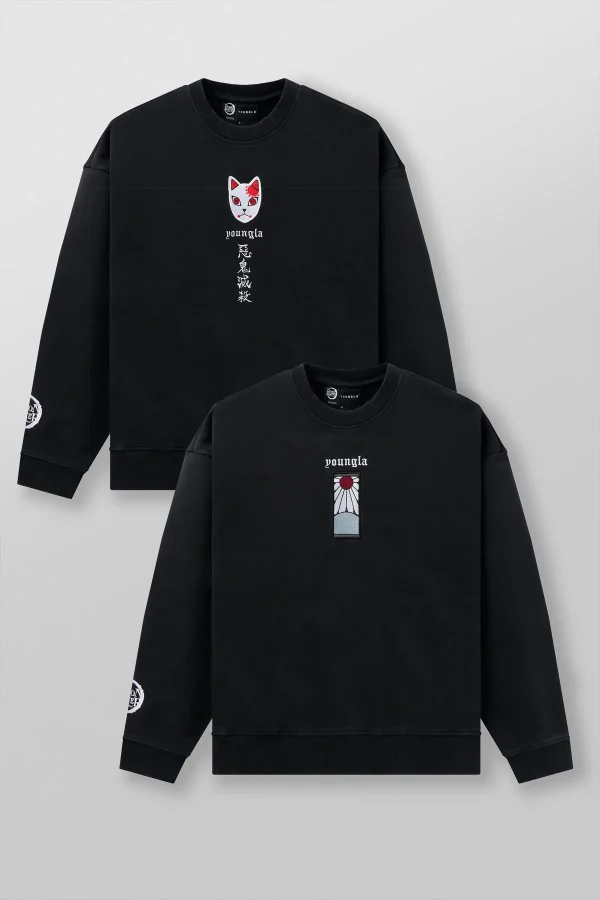 5196_group_001_03_25_floor 5196 - Demon Slayer: Kimetsu no Yaiba - Crewnecks