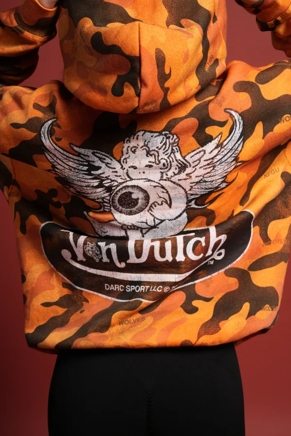 BBB00560_d016a2c2-8c4d-4504-b5c7-b7f6cc5486b3 Von Wild Unisex "Pierce" Hoodie in DSVD Orange Camo