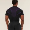 Onyx 5.0 Seamless T-Shirt-Black/Athletic Purple