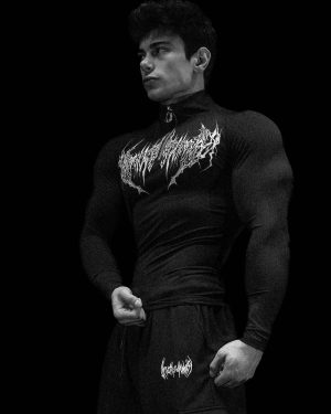 img_6045-2 VOID TECH DEATHWING LONGSLEEVE QUARTER ZIP COMPRESSION VOID BLACK