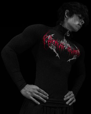img_6046 VOID TECH DEATHWING LONGSLEEVE QUARTER ZIP COMPRESSION NIGTHMARE