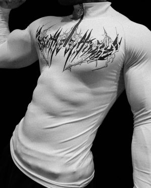 img_6050 VOID TECH DEATHWING LONGSLEEVE QUARTER ZIP COMPRESSION DIVINE WHITE