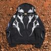 Mando Full Zip Up Hoodie in Vintage Ashes