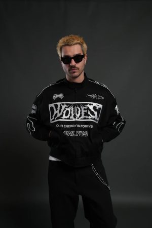 Ride The Fire V2 Gordon Racing Jacket in Black Darc Sport