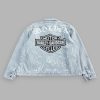 H-D Wolves Inferno Ls Denim Vince Shirt in Light Wash