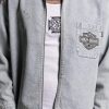 H-D Wolves Inferno Ls Denim Vince Shirt in Light Wash