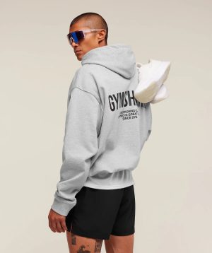 Gymshark Conditioning Club Hoodie - Light Grey